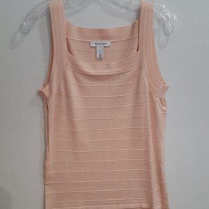WHBM Peach Knit Top